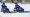 Snowmobil SRX 120 kid 's Racing Blue