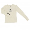 Tricou alb cu maneca lunga Yamaha